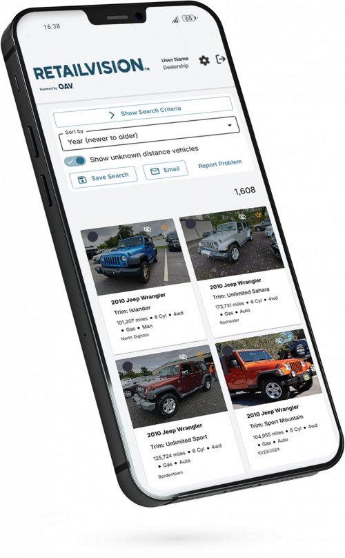 oav dashboard mobile